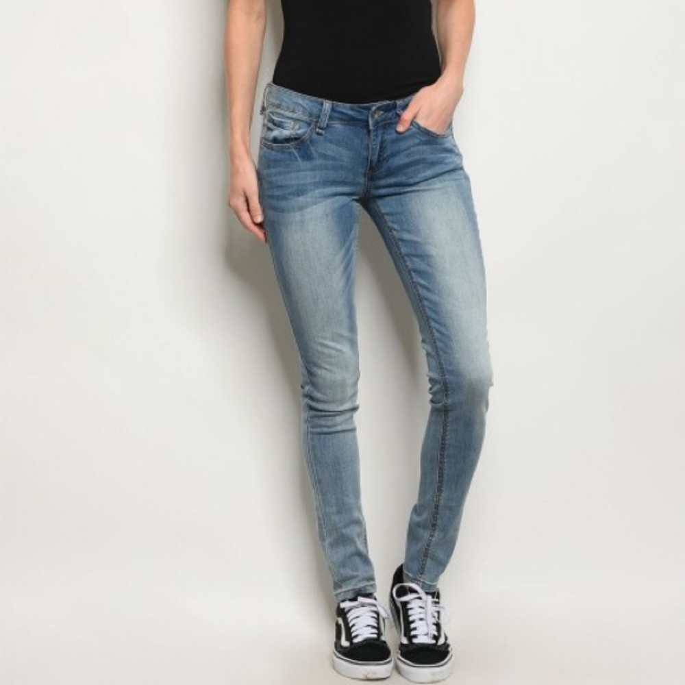 Medium Blue Denim Jeans